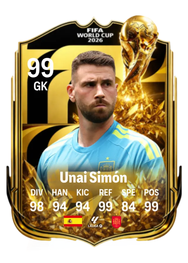 Unai Simon WC Winner Card